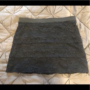 Adorable lace mini skirt